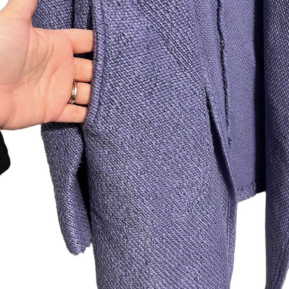 Soft Surroundings Cardigan Woman's Size Large Cotten Blend Knit Open Front - Picture 6 of 10